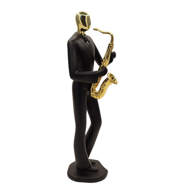Gold trumpet musician