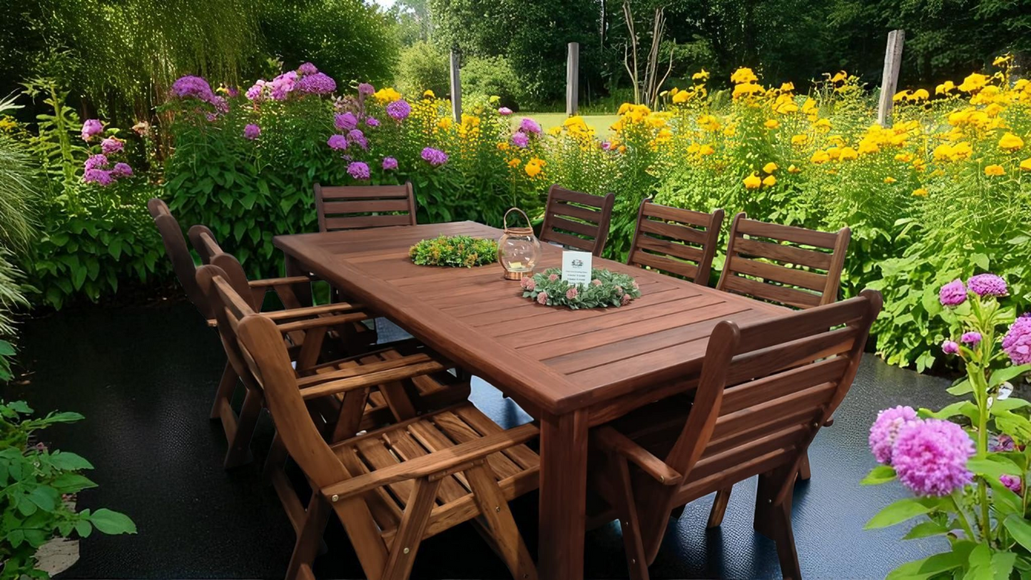 Teak 8 seater Patio Set