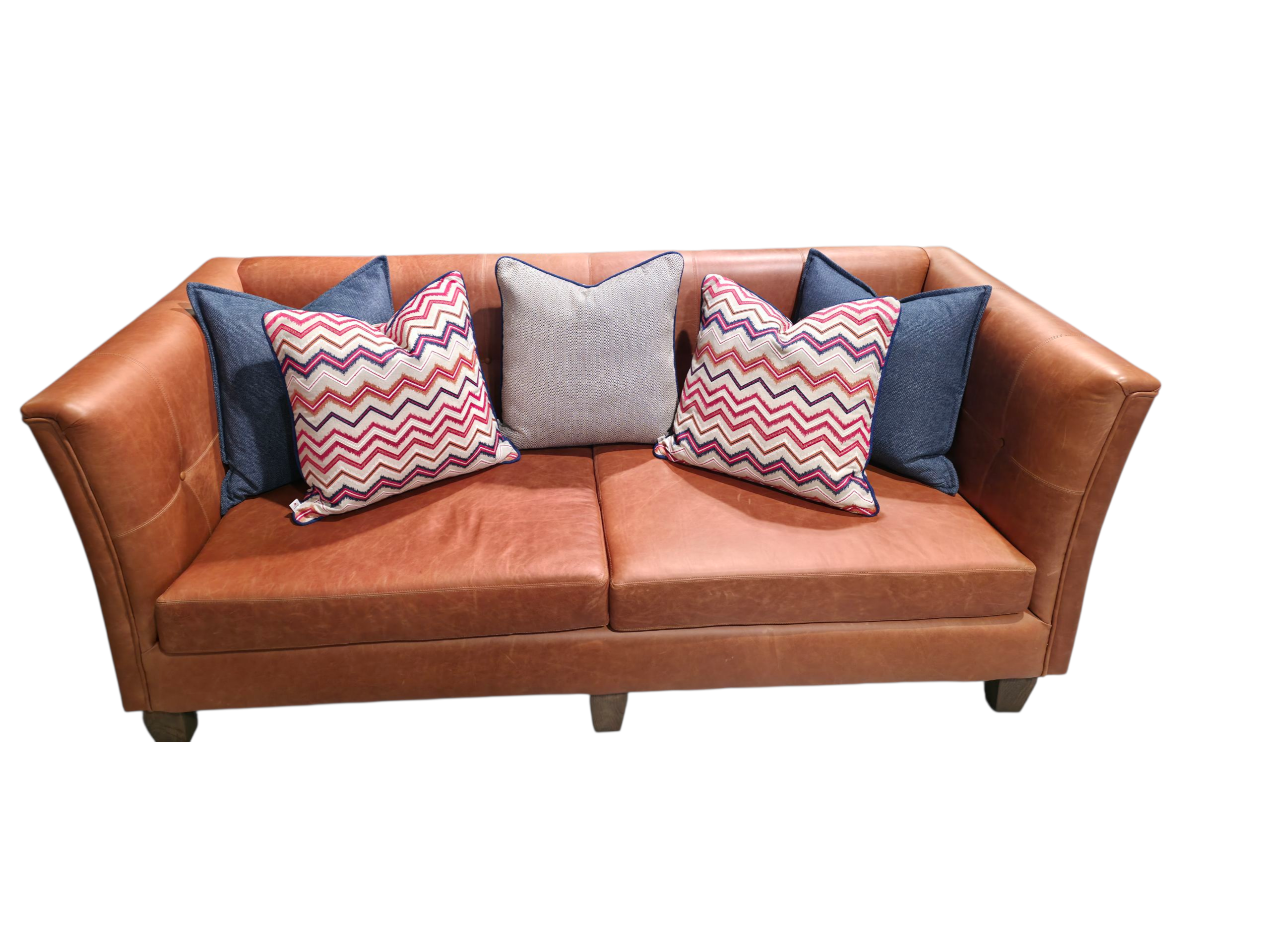 The belmont 2-seater leather sofa