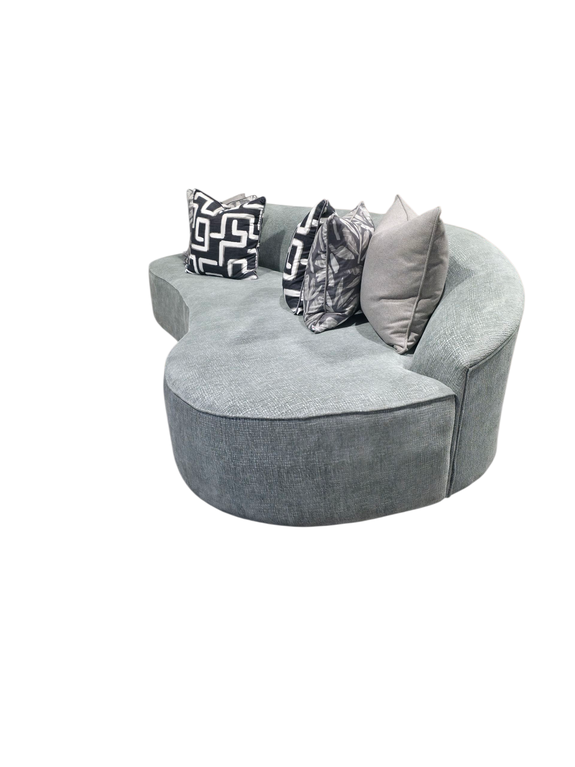 Emerald curve couch