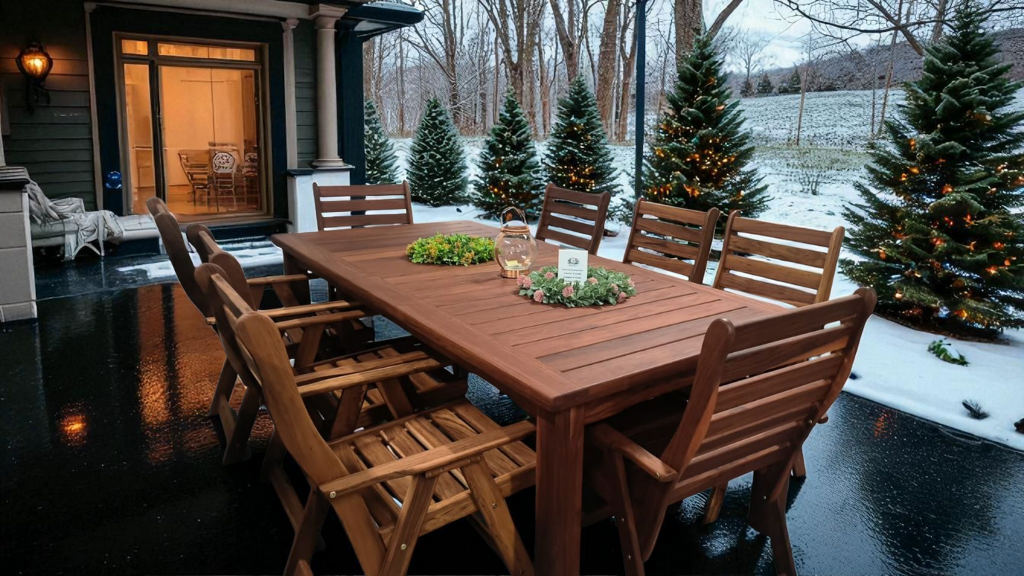 Teak 8 seater Patio Set