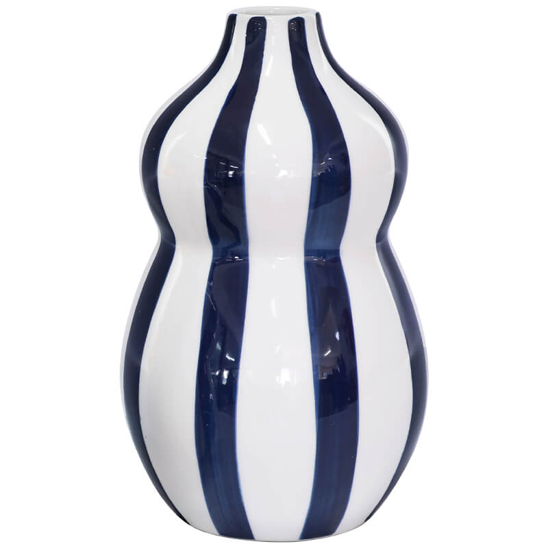 Blue line dumbo vase