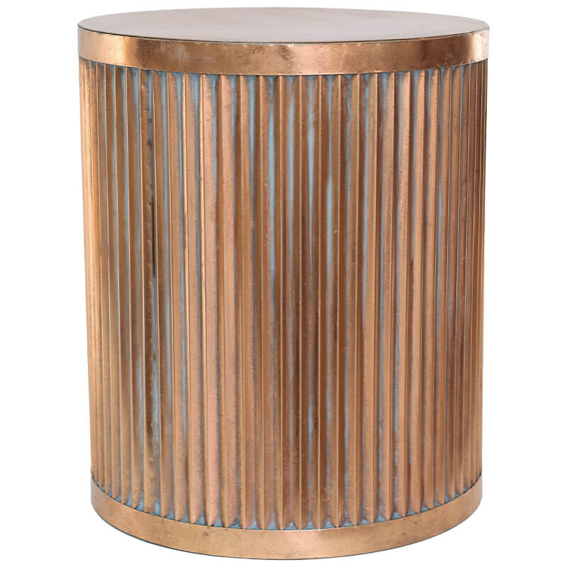 Copper side table