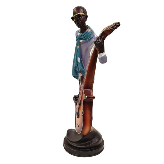 Polka dot scarf musician