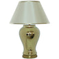 Gold jar lamp