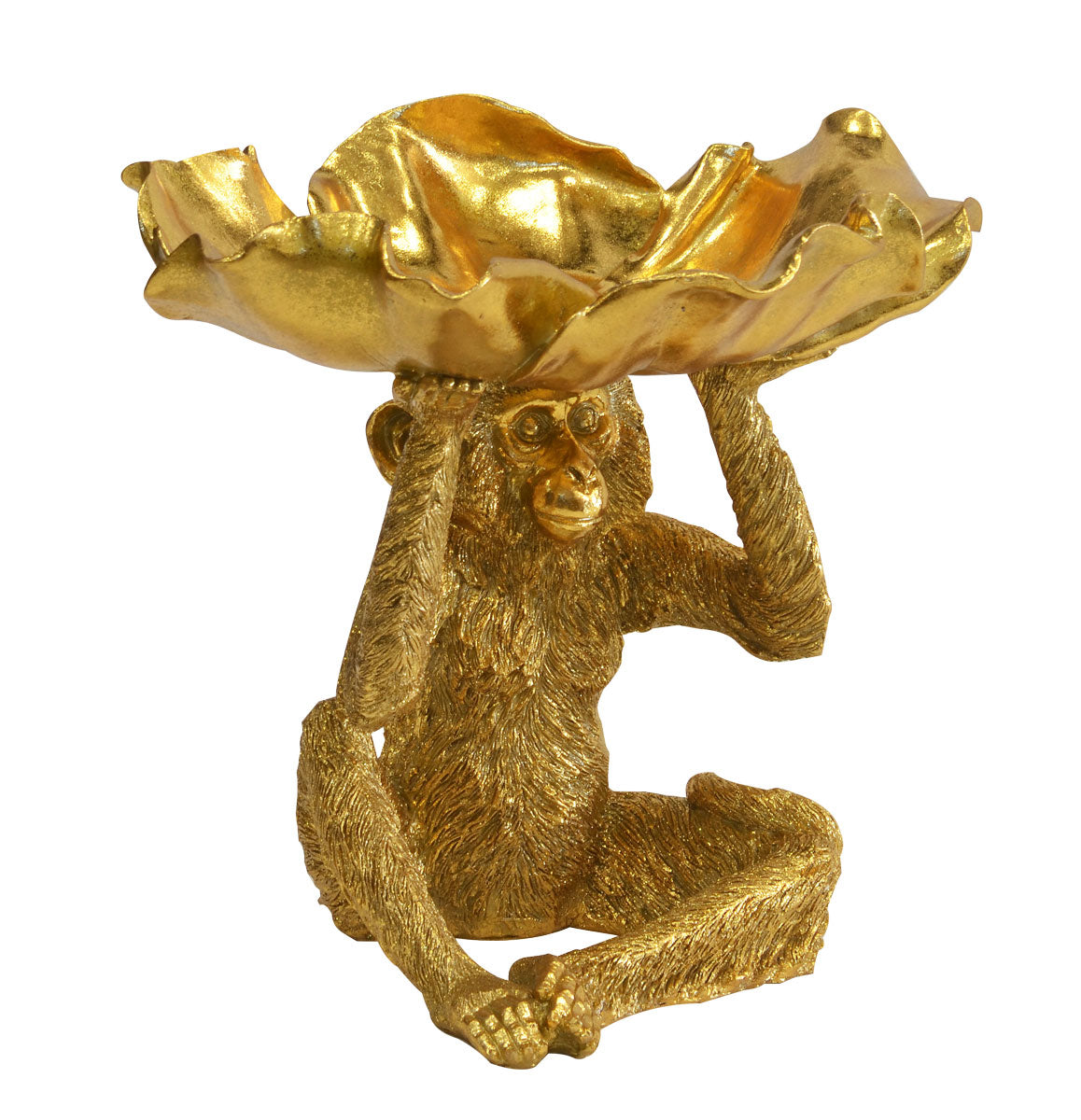 Golden resin monkey