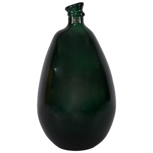 Forest green vase