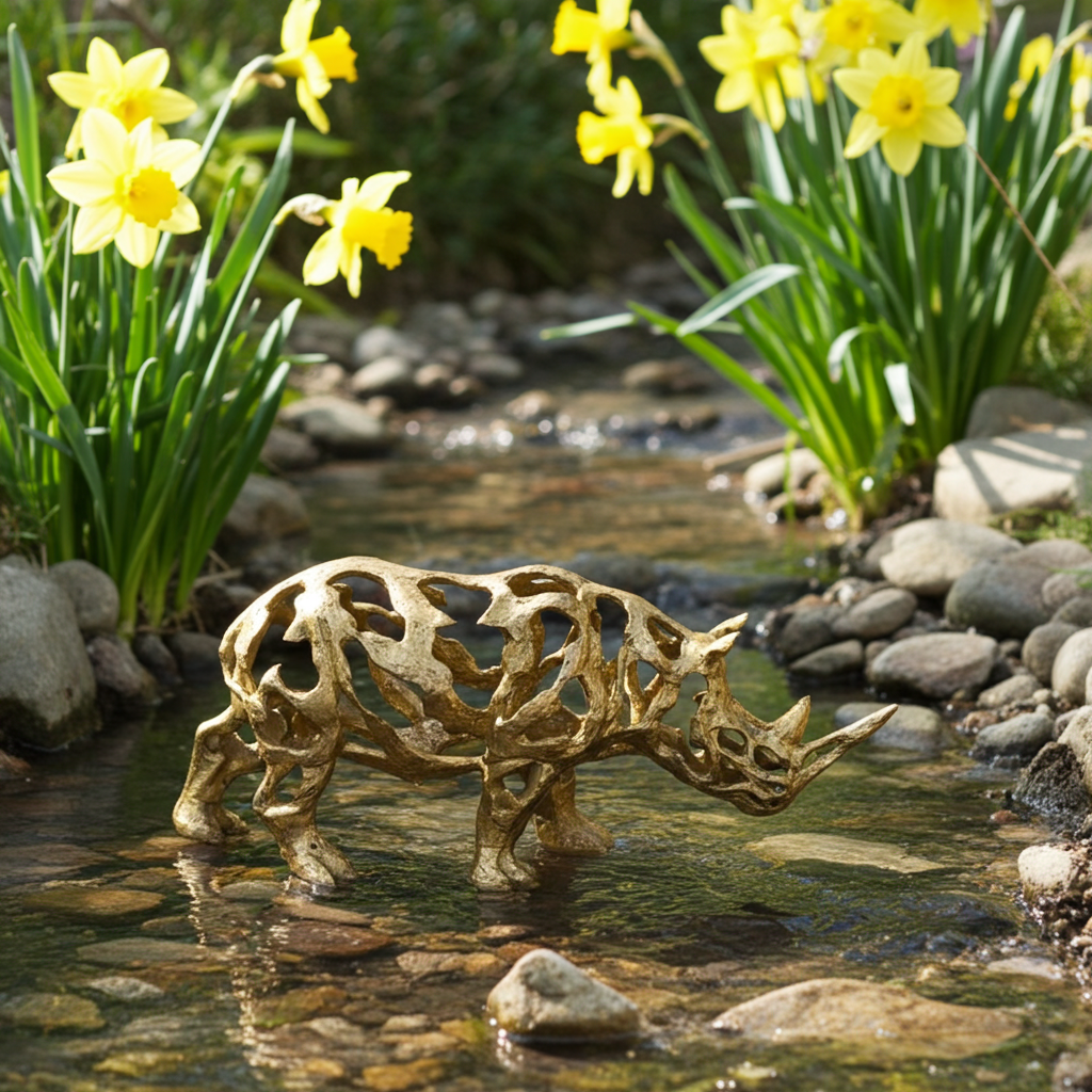 Rhino Sculpture - Designbyu