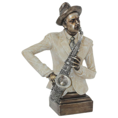 Musician sax plinth