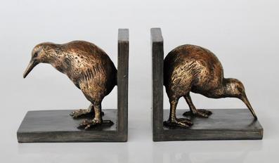 CURLEW BIRD PAIR OF BOOKENDS