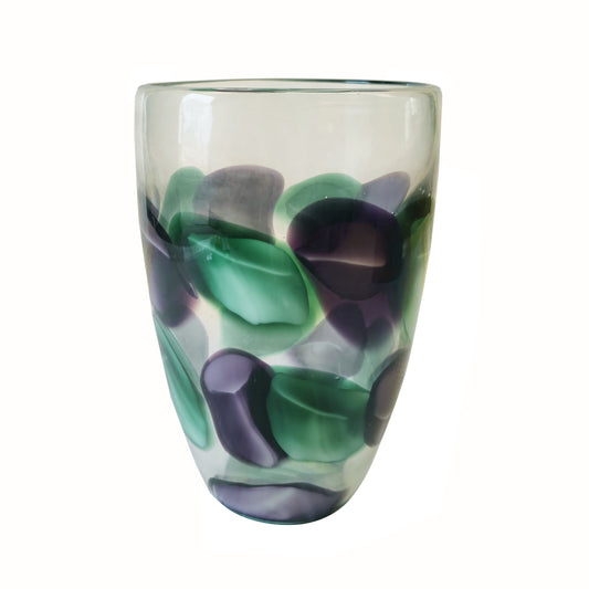 Purple petal vase