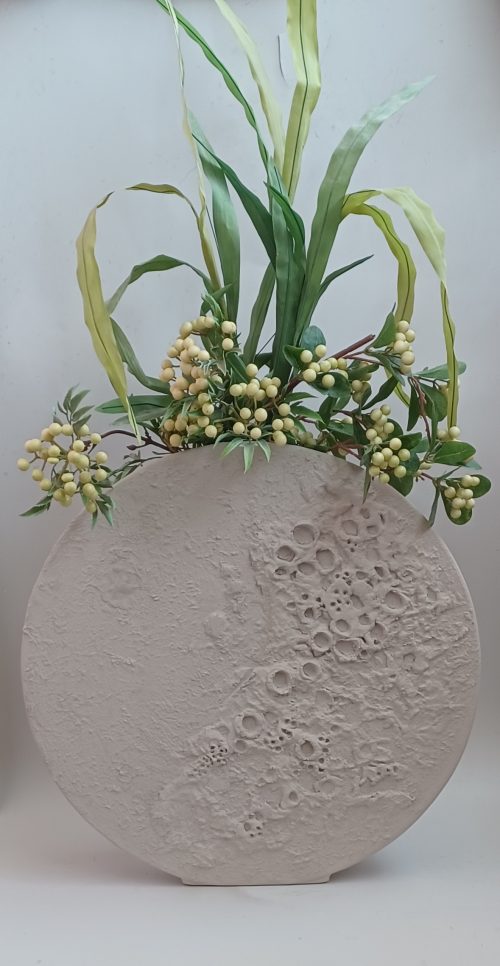 Lunar rock vase