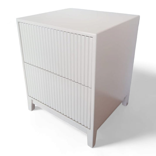 Duval pedestal double drawer
