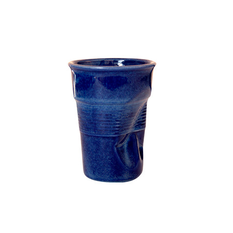 Blue nova style curshed mug