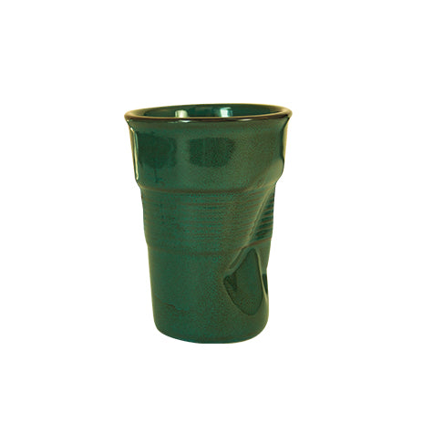 Green nova style crushed mug