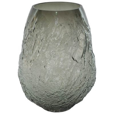 Mottle grey vase large