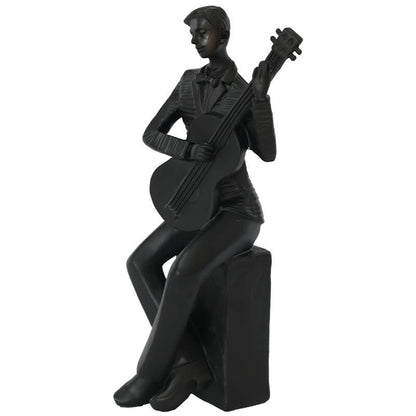 Musician with guitar
