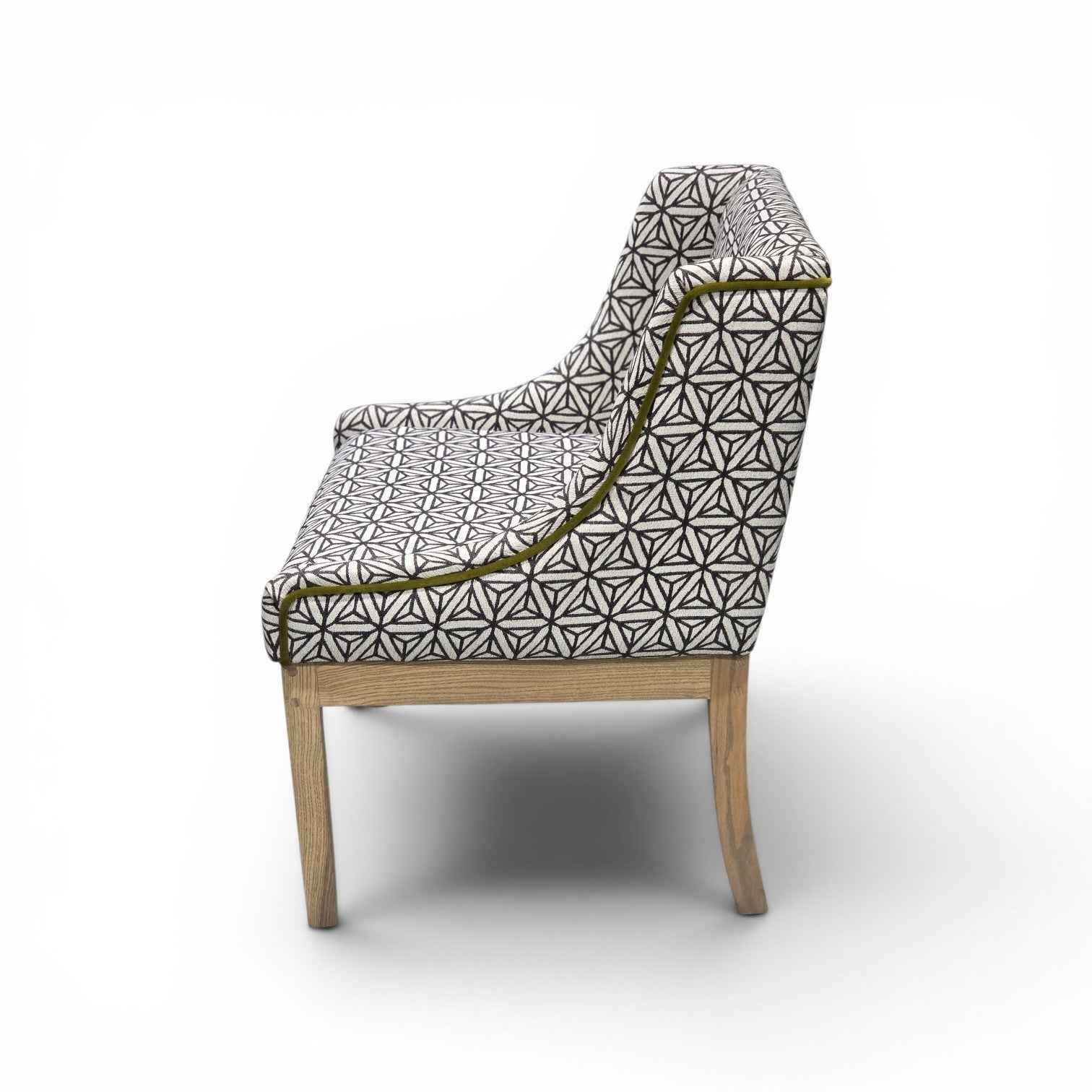 Ash wood low-back chairs