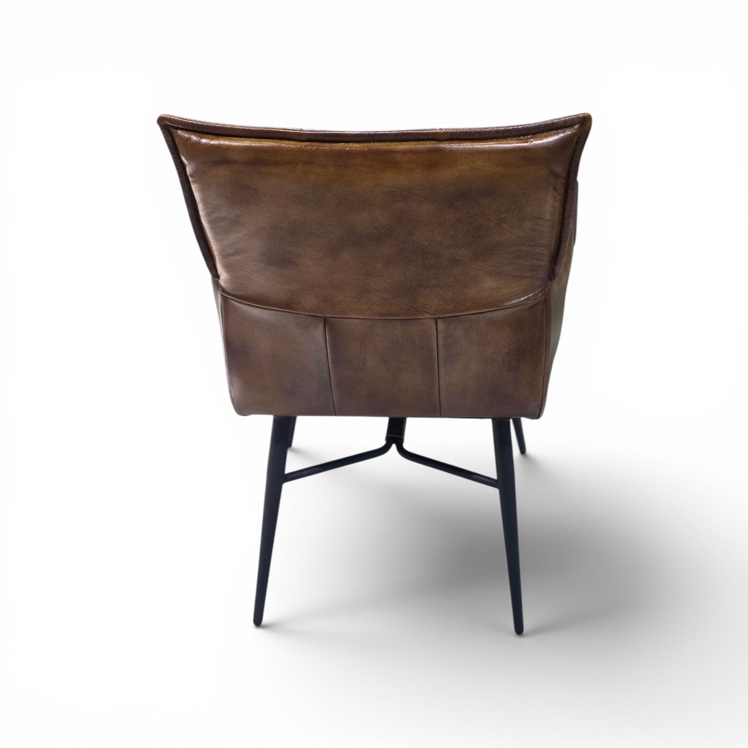 Lux leather dining chair