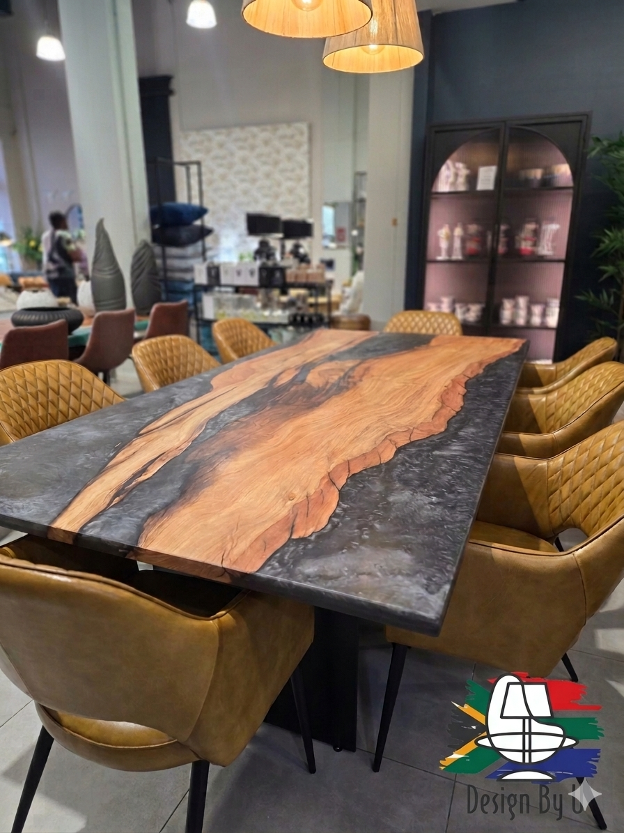 Graphite resin infused table