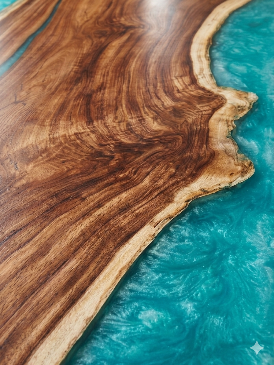 Aqua river table