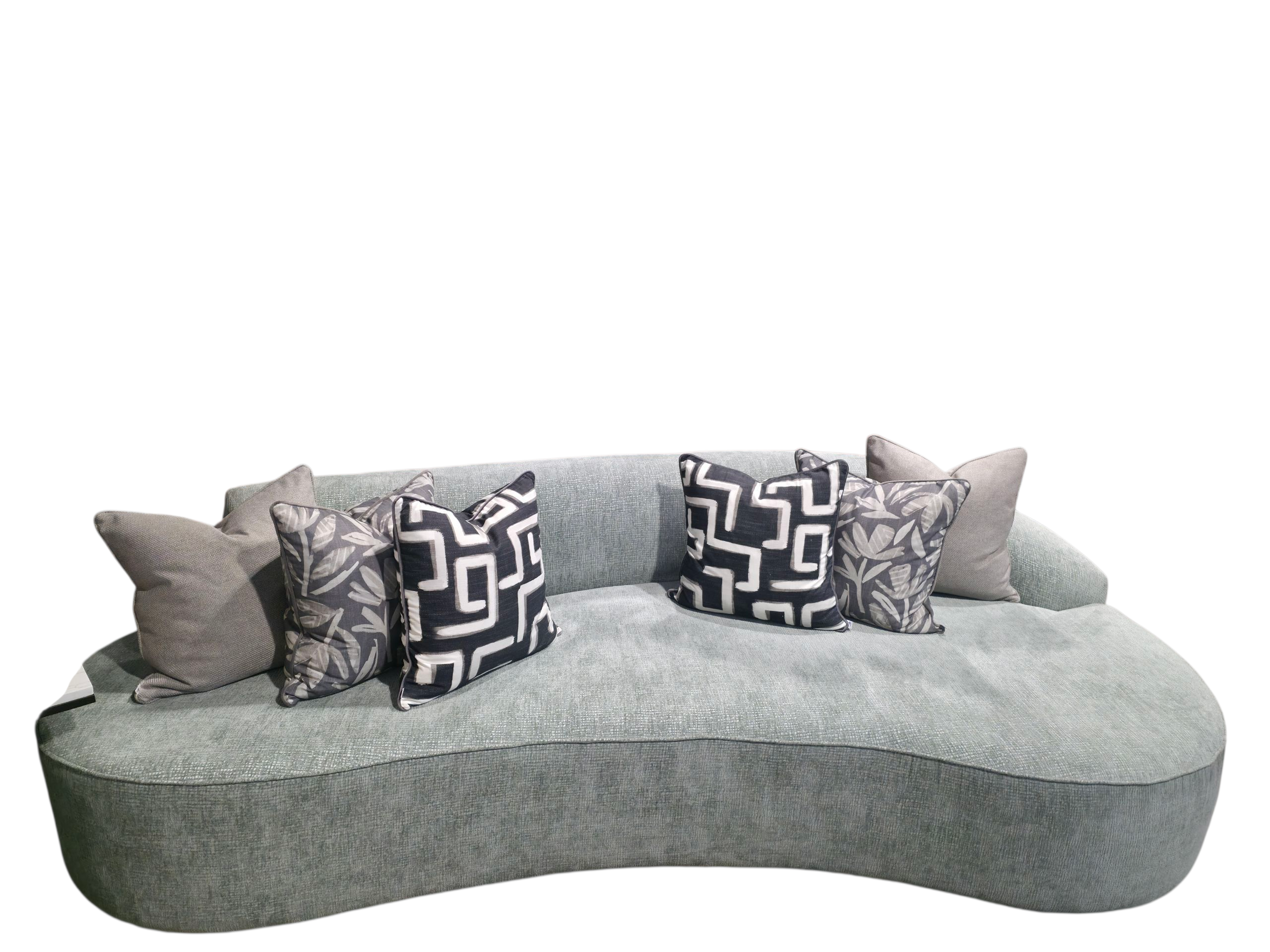 Emerald curve couch