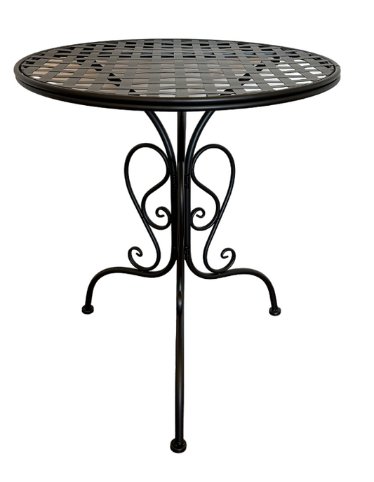 Black weave table