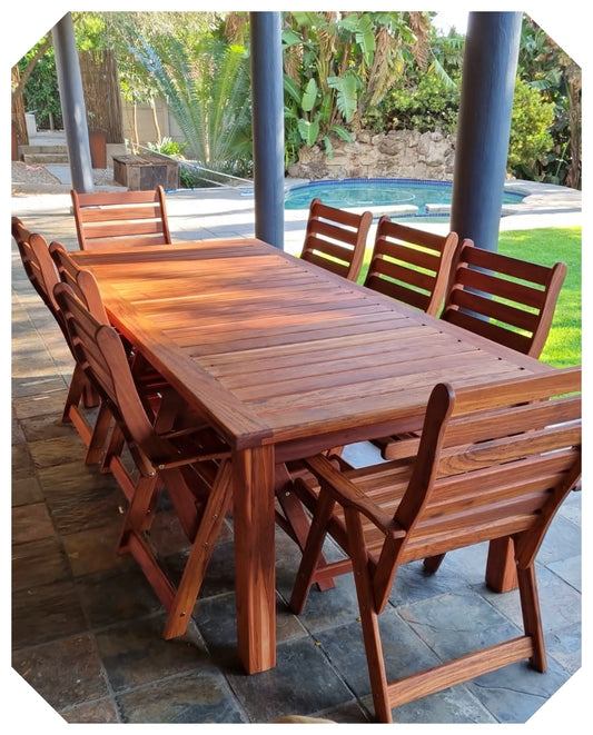 Teak 8 seater Patio Set